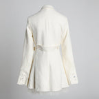 Chaqueta mujer con cuello Peter Pan elegante