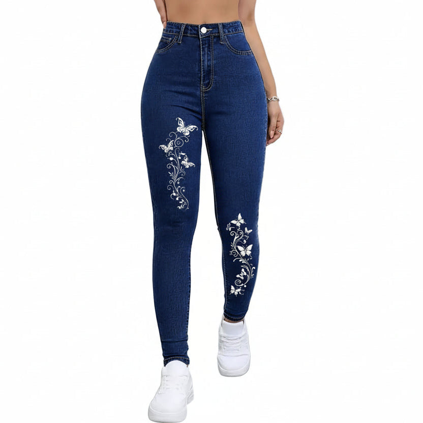 Jeans skinny bordados para mujer ideales para otoño