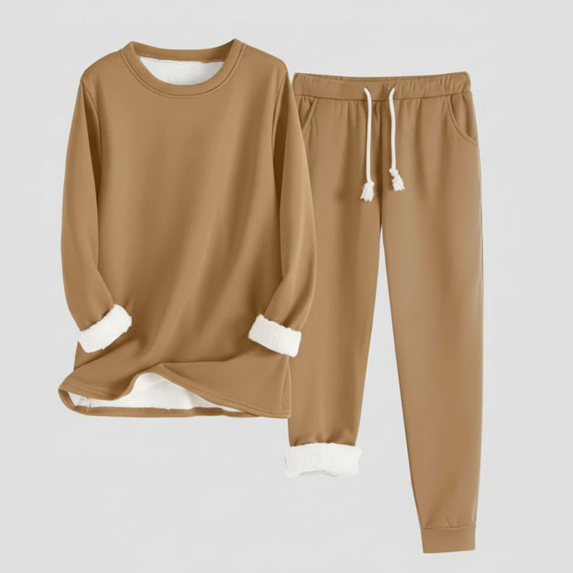 Pijama elegante mujer manga larga para invierno