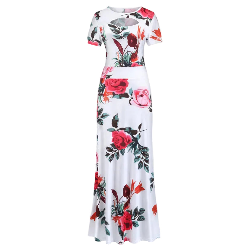 Vestido boho suelto para mujer en tallas grandes