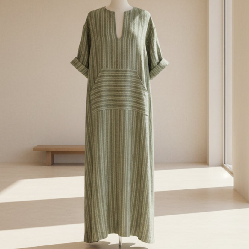 Vestido casual relajado para uso diario y viaje mujer