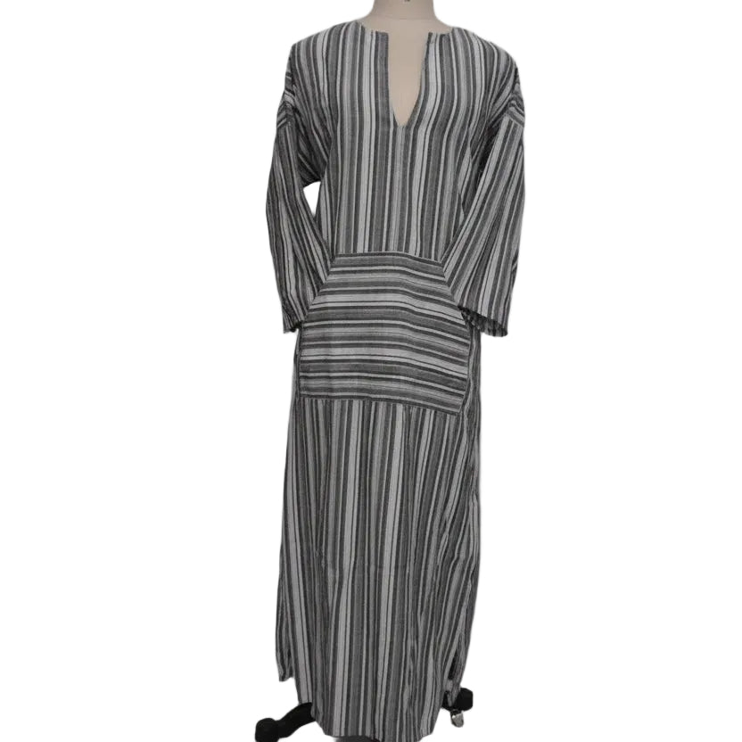 Vestido largo suelto para mujer en tallas grandes